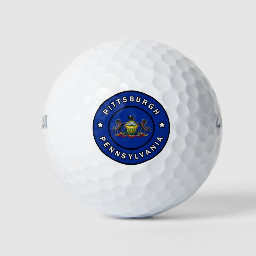 Pittsburgh Pennsylvania Golf Balls
