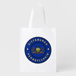 Pittsburgh Pennsylvania Grocery Bag