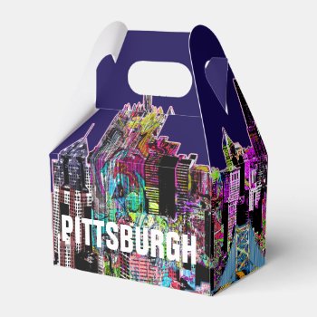 Pittsburgh  Pennsylvania In Graffiti Favor Boxes by stickywicket at Zazzle
