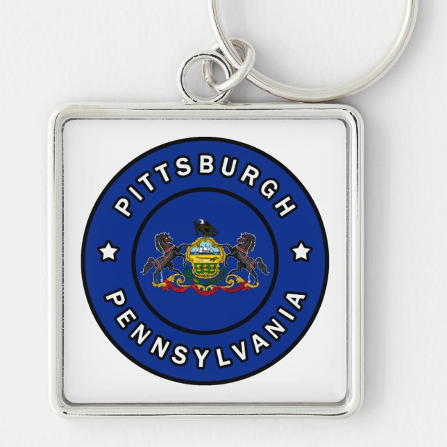 Pittsburgh Pennsylvania Keychain (Front)