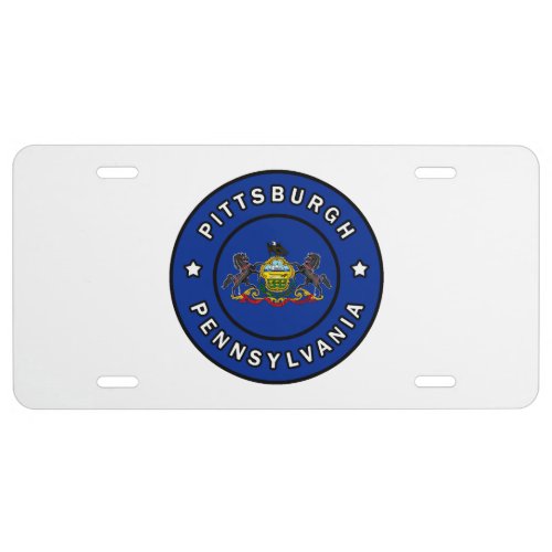 Pittsburgh Pennsylvania License Plate