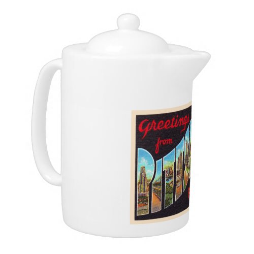 Pittsburgh Pennsylvania PA  Large Letter Postcard Teapot