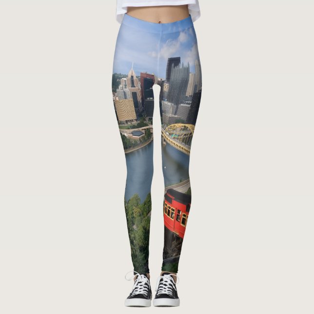 Pittsburgh Pennsylvania Photograph Leggings (Front)