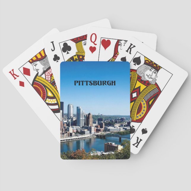 Pittsburgh, Pennsylvania PLAYING CARDS (Back)