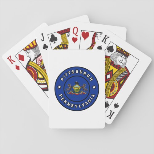 Pittsburgh Pennsylvania Playing Cards