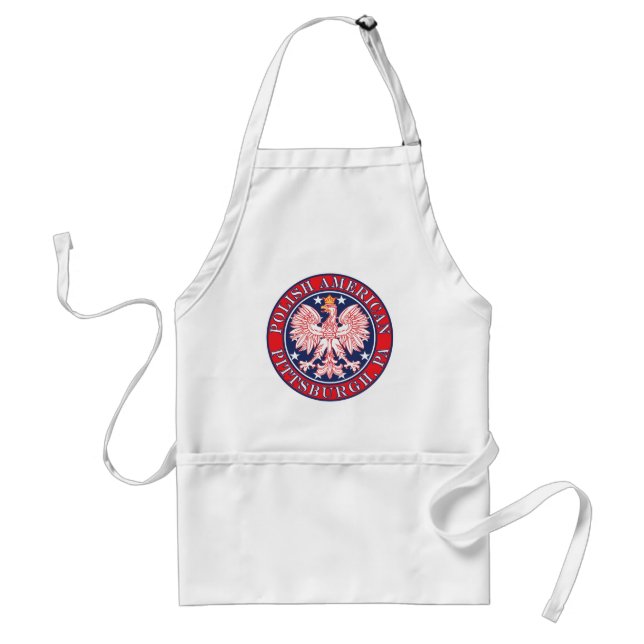 Pittsburgh Pennsylvania Polish Adult Apron (Front)