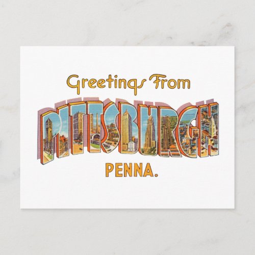 Pittsburgh Pennsylvania Postcard