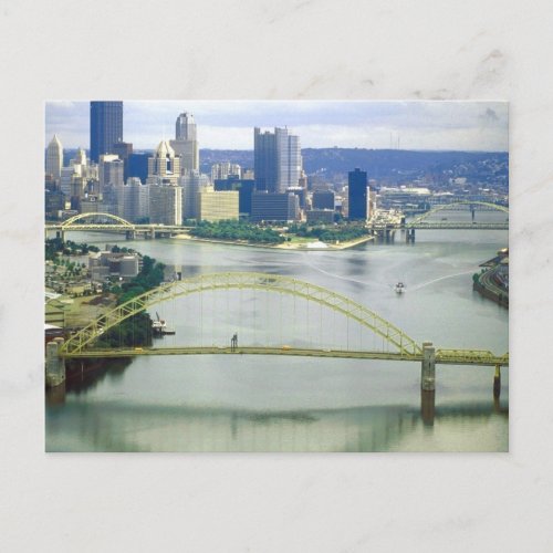 Pittsburgh Pennsylvania Rivers Postcard