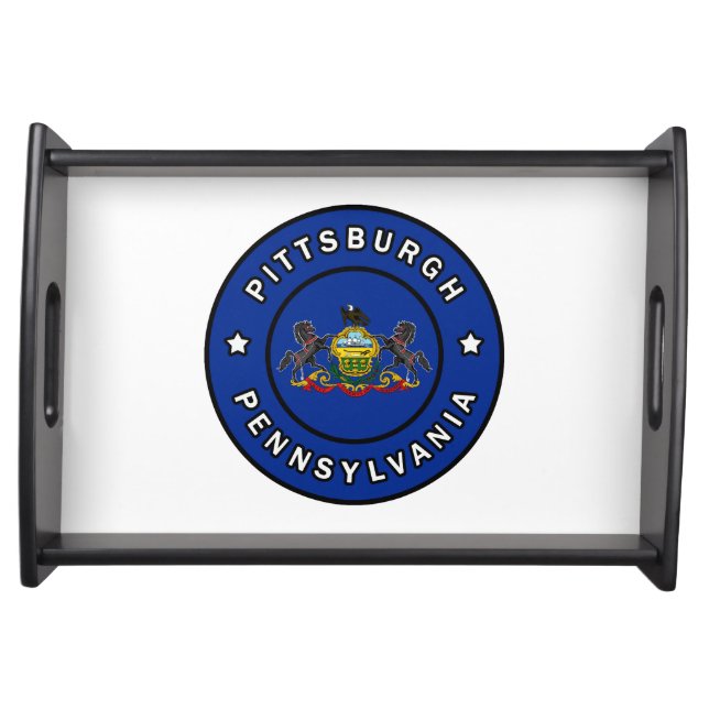 Pittsburgh Pennsylvania Serving Tray (Front)