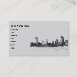 PITTSBURGH PENNSYLVANIA SKYLINE BUSINESS CARD