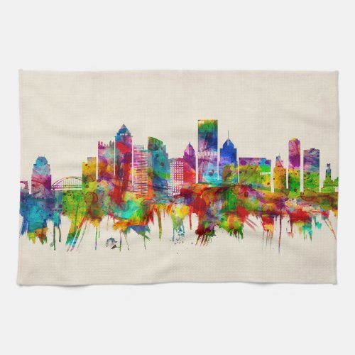 Pittsburgh Pennsylvania Skyline Kitchen Towel