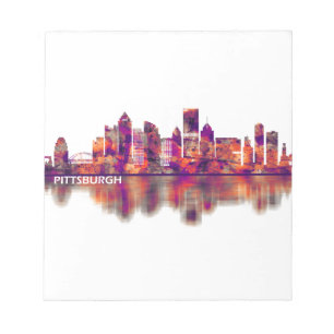 Pittsburgh Pennsylvania Skyline Notepad