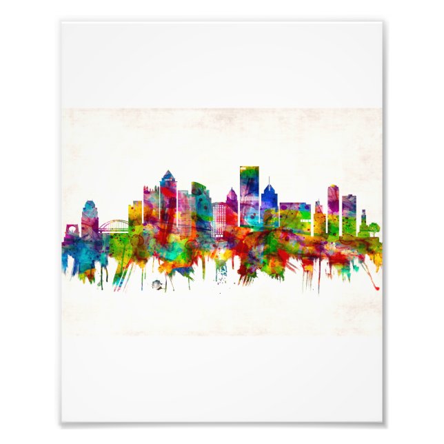 Pittsburgh Pennsylvania Skyline Photo Print (Front)