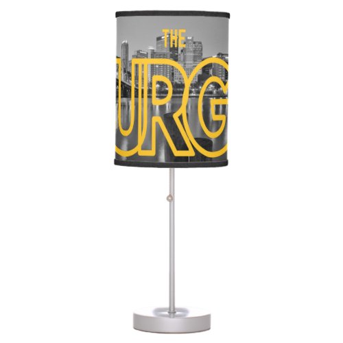 Pittsburgh Pennsylvania Steel City Skyline Photo M Table Lamp