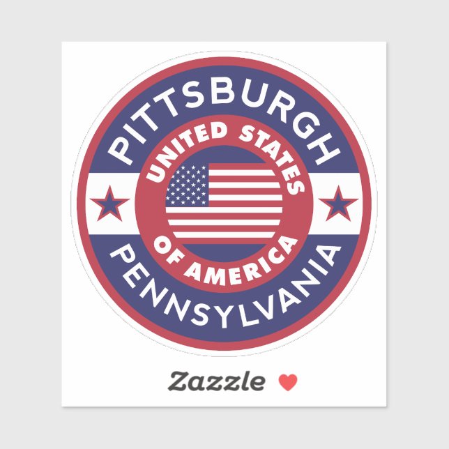 PITTSBURGH, Pennsylvania Sticker (Sheet)