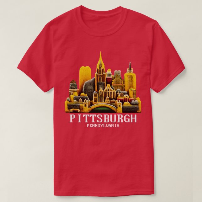 Pittsburgh Pennsylvania T-Shirt (Design Front)