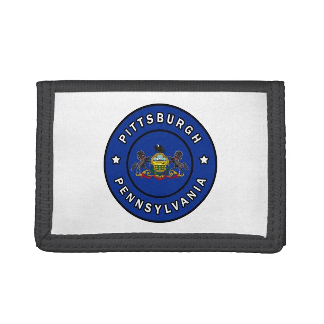 Pittsburgh Pennsylvania Trifold Wallet (Front)