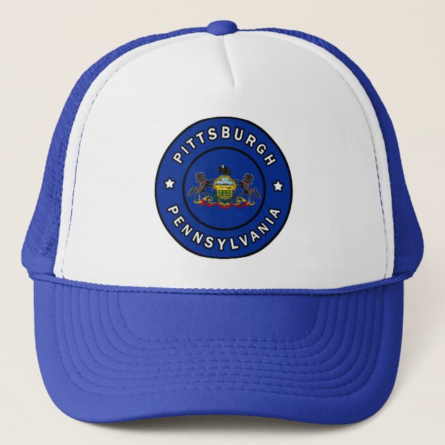 Pittsburgh Pennsylvania Trucker Hat (Front)