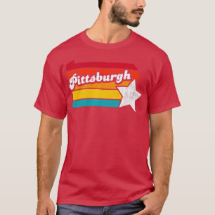 Pittsburgh Pennsylvania Vintage Distressed Souveni T-Shirt