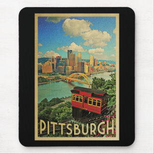 Pittsburgh Mouse Pad For Computer; Gaming; Gifts Men; Desk