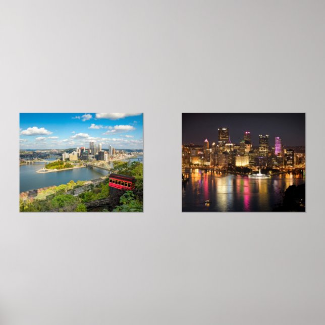 Pittsburgh Pennsylvania  Wall Art Sets (Front)