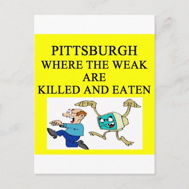 PITTSBURGH POSTCARD (Front)