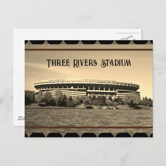 Pittsburgh Postcard - Three Rivers Stadium (Front/Back)