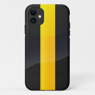 Pittsburgh Pride Black and Gold Helmet Design iPhone 11 Case