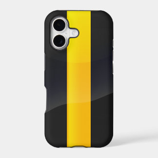 Pittsburgh Pride Black and Gold Helmet Design iPhone 17 Case