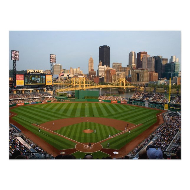 Pittsburgh Prints  Baseball View (Front)