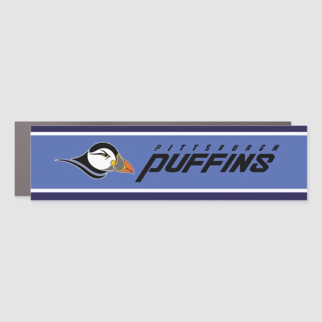 Pittsburgh Puffins Logo Car Magnet (Front)