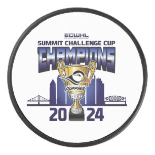 Pittsburgh Puffins Summit Challenge Cup Champions Hockey Puck