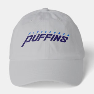 Pittsburgh Puffins Text Logo Hat