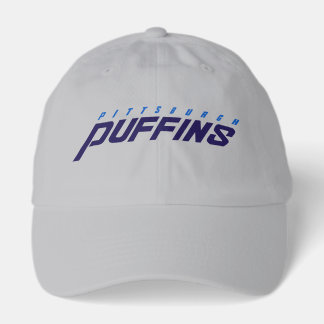 Pittsburgh Puffins Text Logo Hat