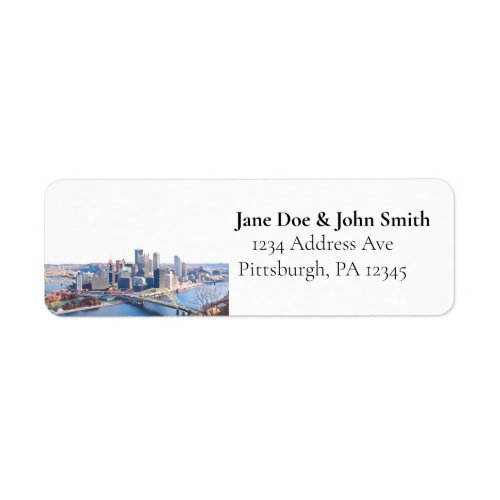 Pittsburgh Return Address Labels