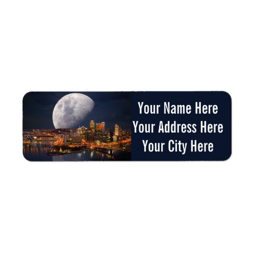 Pittsburgh Return Address Labels