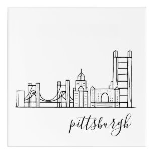 Pittsburgh Skyline Acrylic Print
