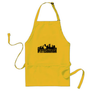 Pittsburgh Skyline Adult Apron