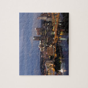 Pittsburgh Skyline at Dusk Jigsaw Puzzle