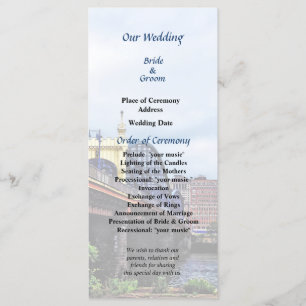 Pittsburgh Skyline By Smithfield Wedding Program