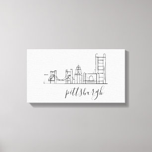 Pittsburgh Skyline Canvas Print