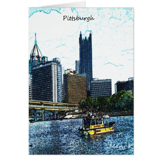 Pittsburgh Skyline Cards (Front)
