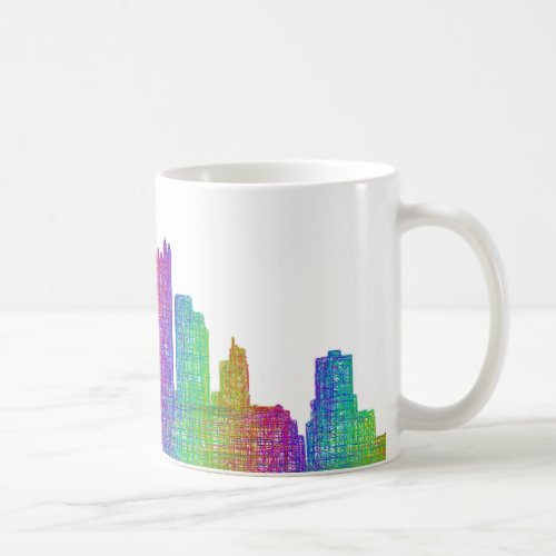 Pittsburgh skyline coffee mug