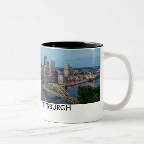 Pittsburgh skyline coffee mug