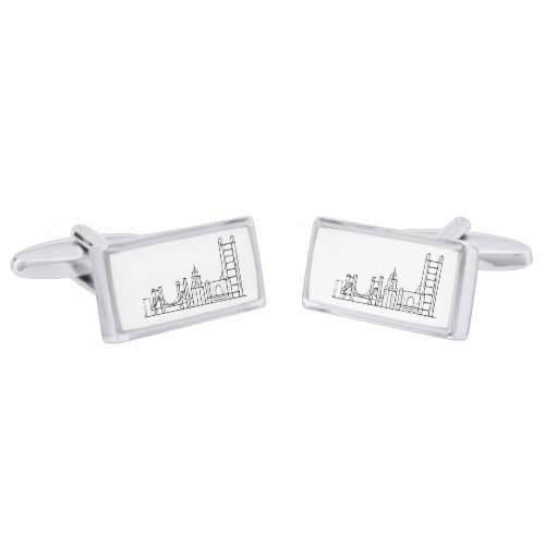 Pittsburgh Skyline Cufflinks