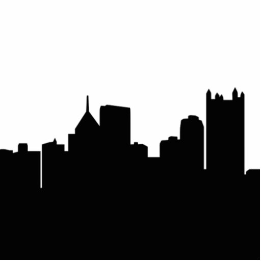 Pittsburgh Skyline Cutout | Zazzle