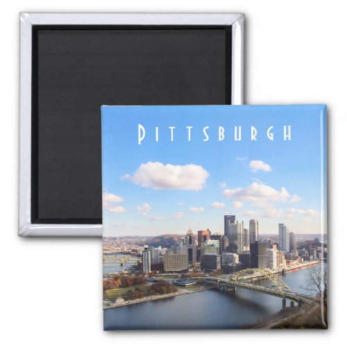 Pittsburgh Skyline Magnet