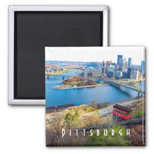 Pittsburgh Skyline Magnet