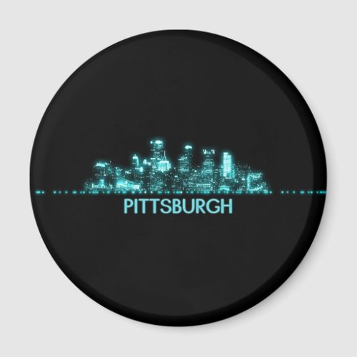 Pittsburgh Skyline Magnet