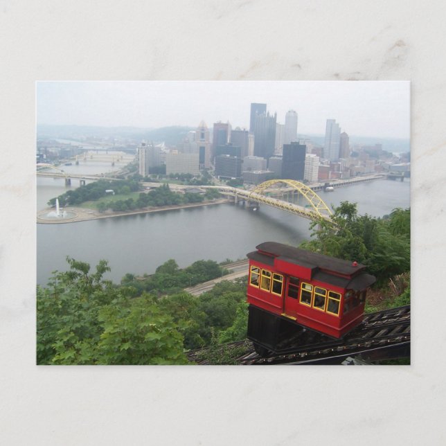 Pittsburgh Skyline Postcard (Front)